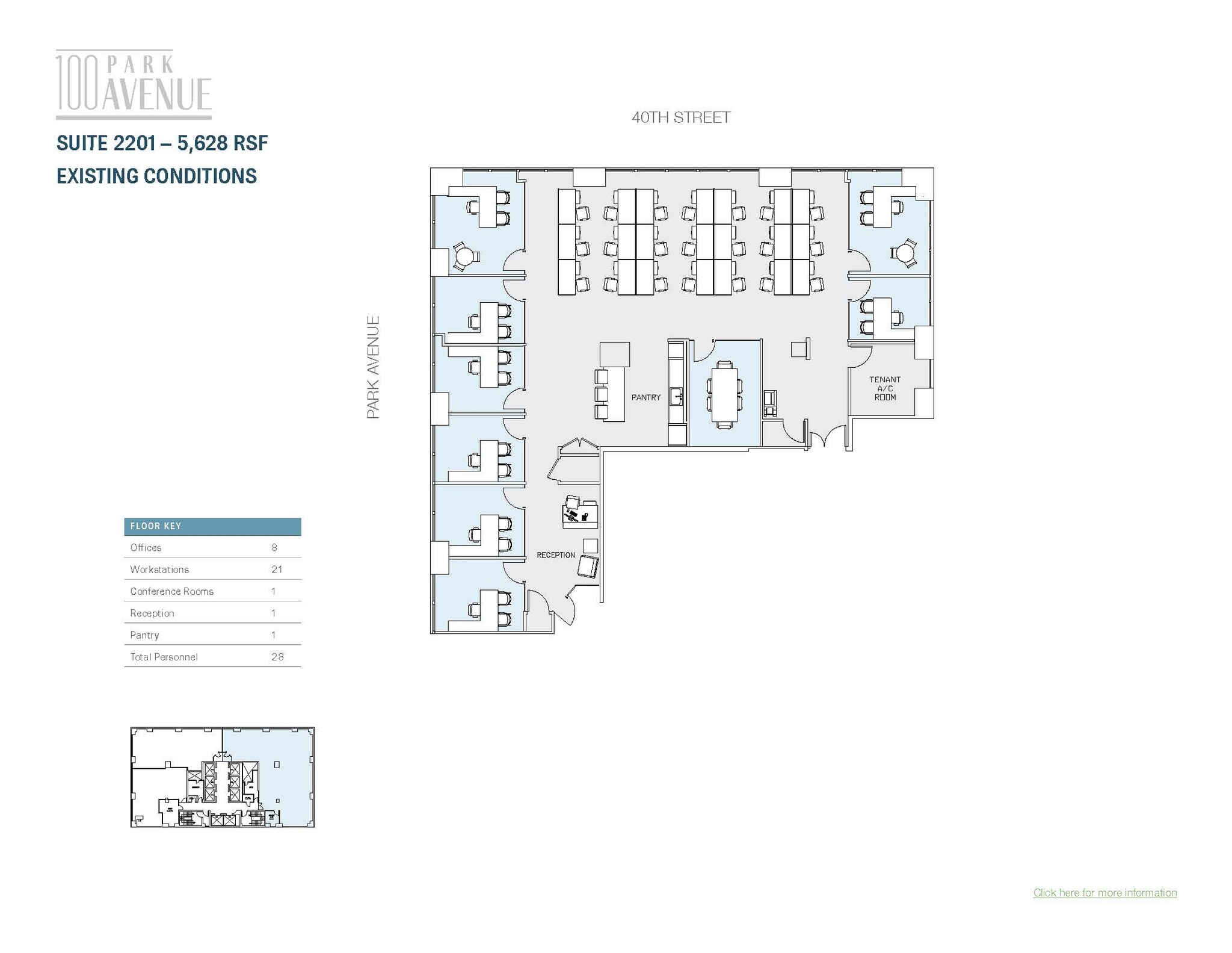 100 Park Ave, New York, NY for lease Floor Plan- Image 1 of 1