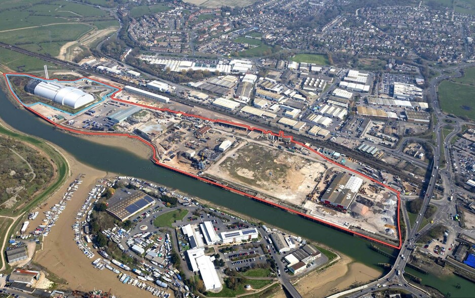 North Quay, Newhaven for lease - Aerial - Image 2 of 2