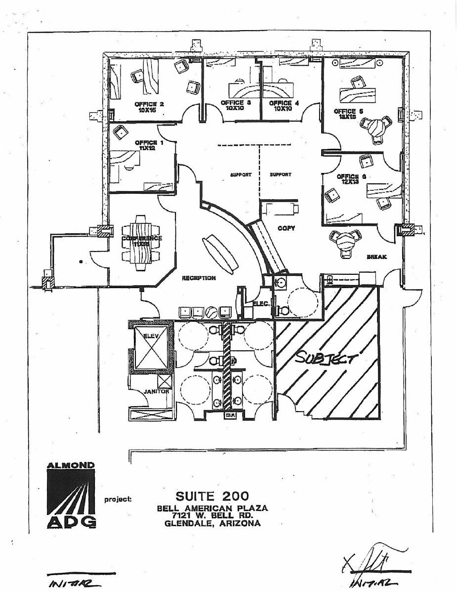 7111-7121 W Bell Rd, Glendale, AZ for sale Floor Plan- Image 1 of 1