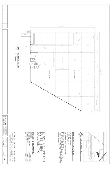12750 Perimeter Dr, Dallas, TX for lease - Site Plan - Image 1 of 7