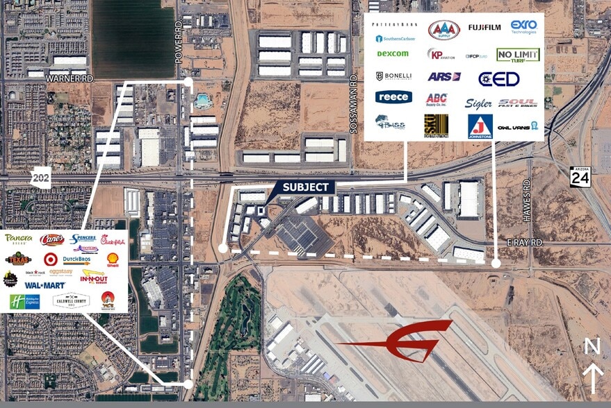 7157 E Seaver Ave, Mesa, AZ for sale - Aerial - Image 2 of 3