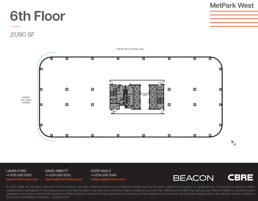 1100 Olive Way, Seattle, WA for lease Floor Plan- Image 1 of 1