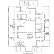 1101 First Colonial Rd, Virginia Beach, VA for lease Floor Plan- Image 1 of 1