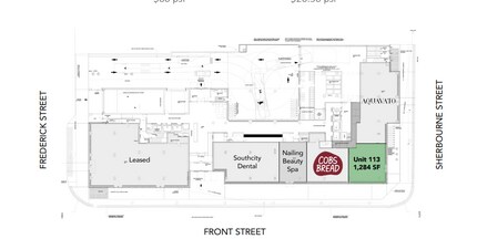 158 Front St E, Toronto, ON for lease Floor Plan- Image 1 of 1