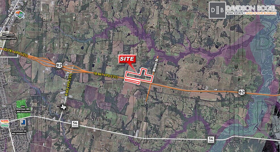 Sherman ETJ U.S. 82 & Whitney Rd., Sherman, TX 75090 Land for Sale