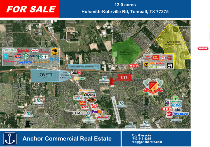 Hufsmith-Kohrville Rd, Tomball, TX for sale - Building Photo - Image 1 of 1