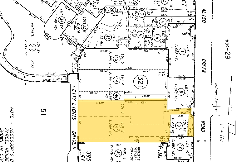 26601-26851 Aliso Creek Rd, Aliso Viejo, CA for lease - Plat Map - Image 3 of 18