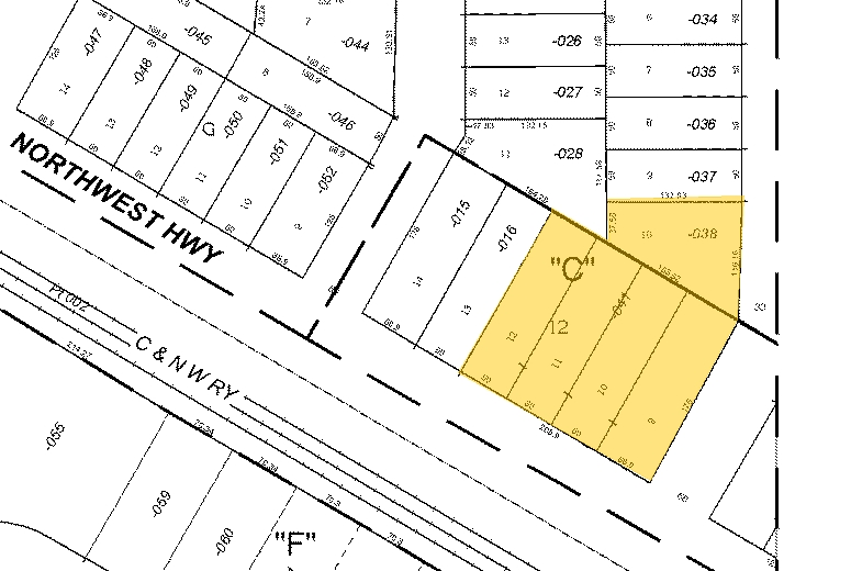 1000 W Northwest Hwy, Arlington Heights, IL for sale - Plat Map - Image 2 of 14