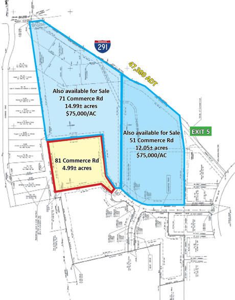 81 Commerce Rd, Manchester, CT for sale - Site Plan - Image 2 of 2