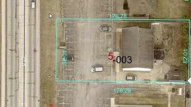 2125 18th St, Charleston, IL - aerial  map view