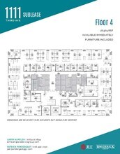 1111 3rd Ave, Seattle, WA for lease Floor Plan- Image 1 of 1