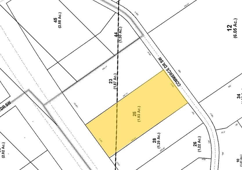 4445 Commerce Dr SW, Atlanta, GA for lease - Plat Map - Image 3 of 4