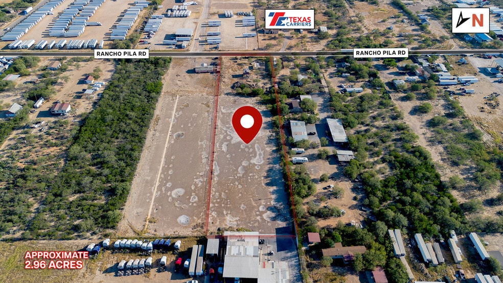 186 Rancho Pila Rd, Laredo, TX for lease - Aerial - Image 1 of 4
