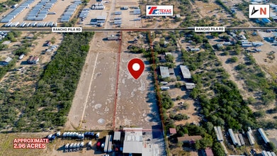 186 Rancho Pila Rd, Laredo, TX - AERIAL  map view - Image1