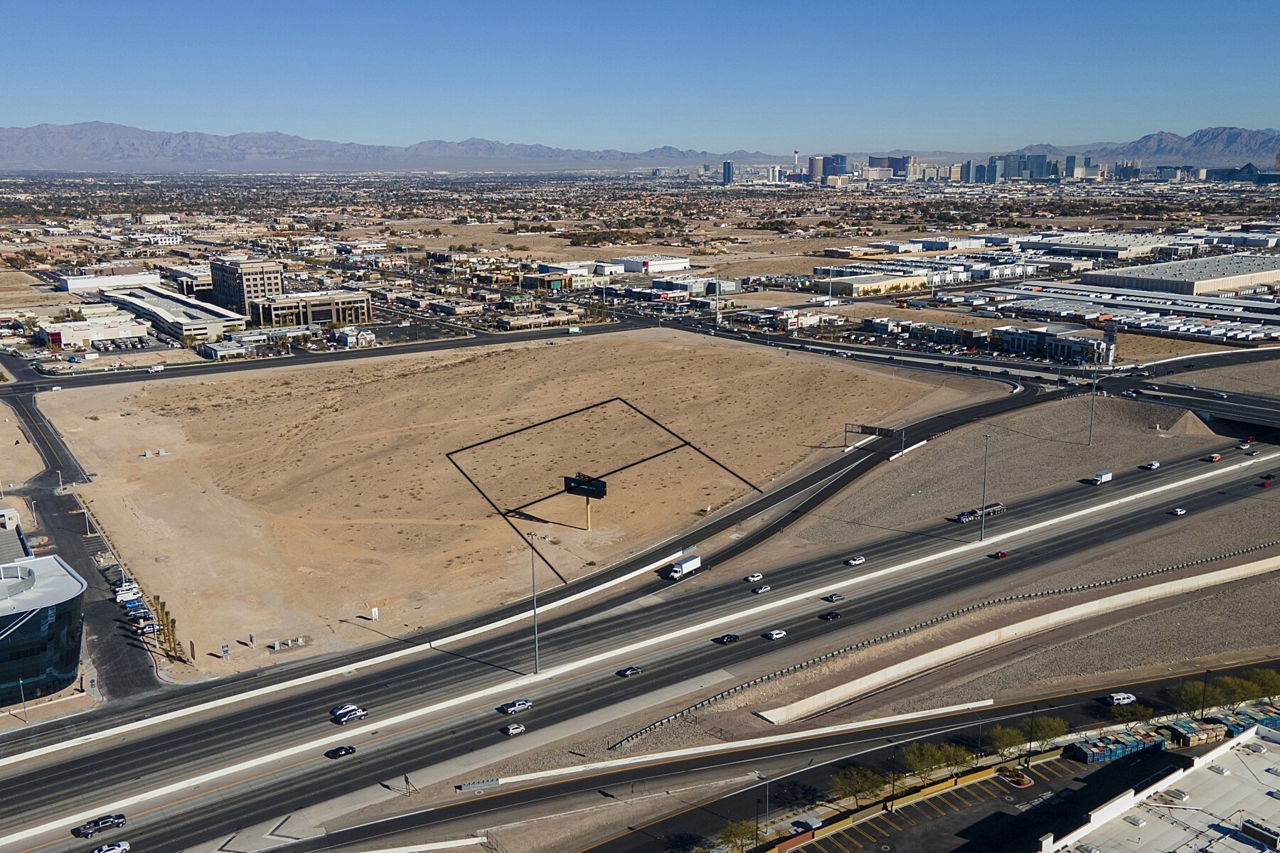 S NW Quadrant - I-215 SW & Rainbow, Las Vegas, NV for sale Aerial- Image 1 of 1