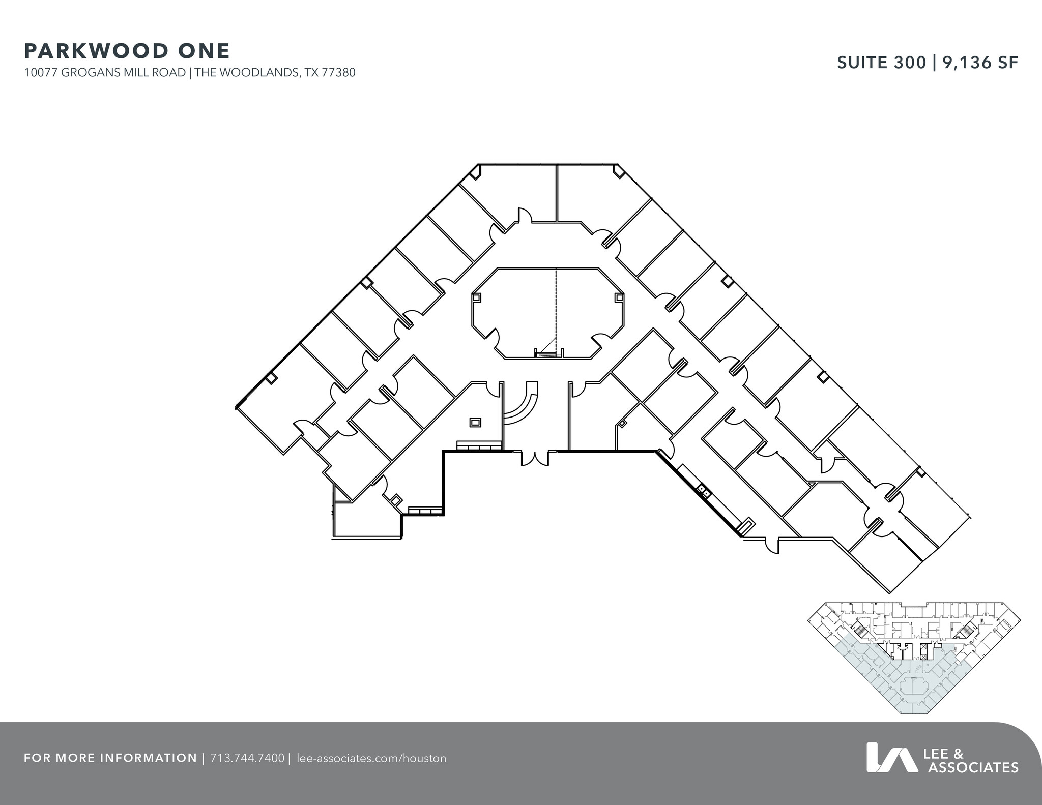 10077 Grogans Mill Rd, The Woodlands, TX for lease Floor Plan- Image 1 of 1