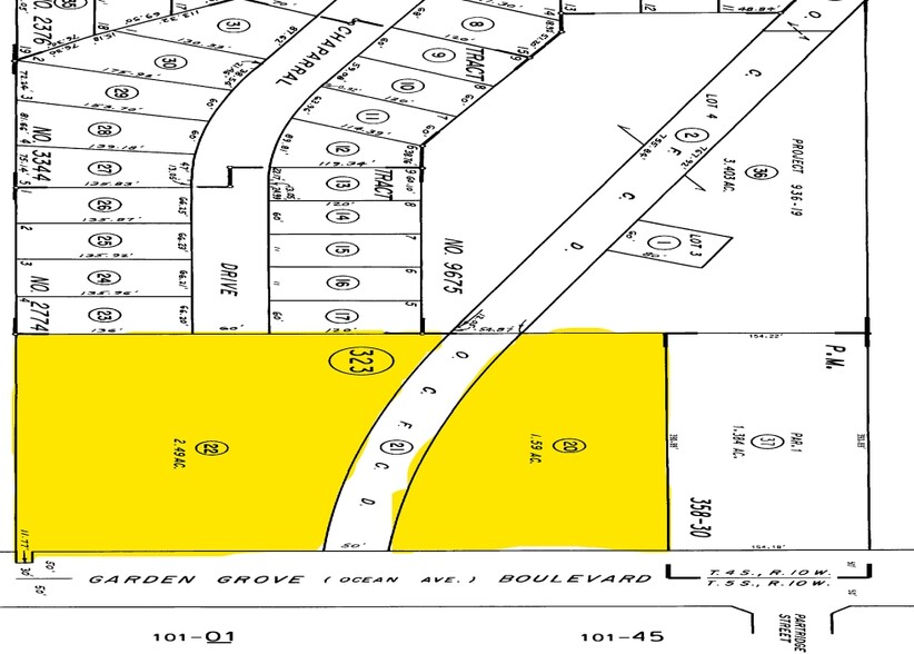 12665 Garden Grove Blvd, Garden Grove, CA for lease - Plat Map - Image 2 of 5