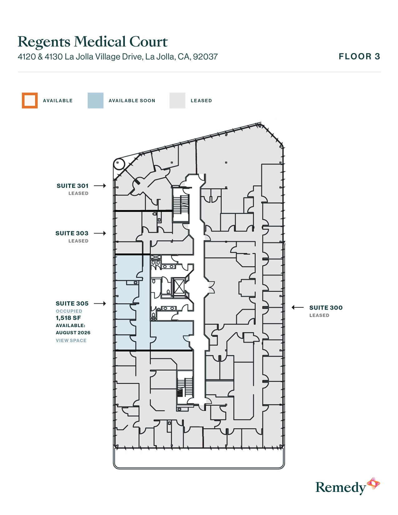 4120-4130 La Jolla Village Dr, La Jolla, CA for lease Floor Plan- Image 1 of 1