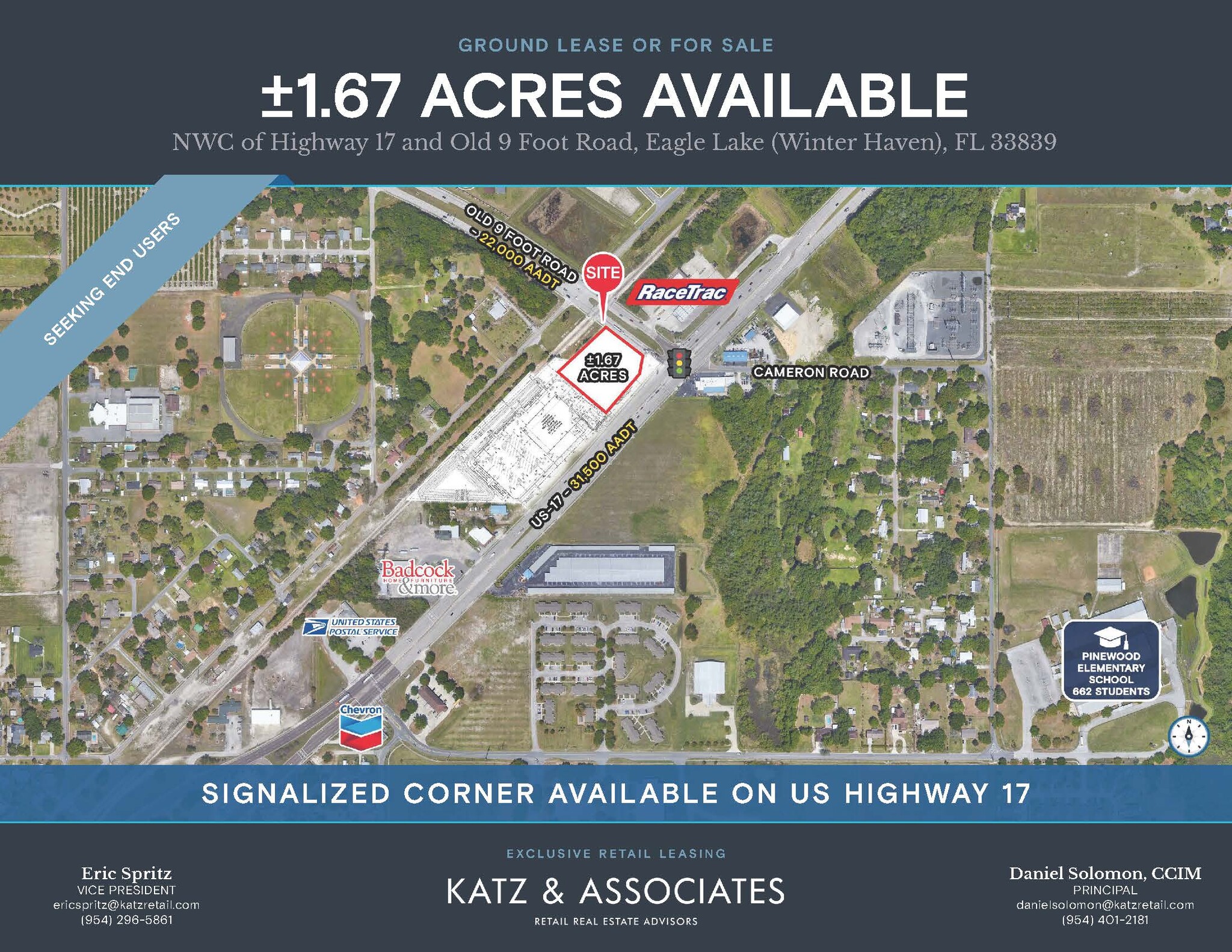 US Highway 17 and Old Foot Rd, Eagle Lake, FL for sale Building Photo- Image 1 of 4