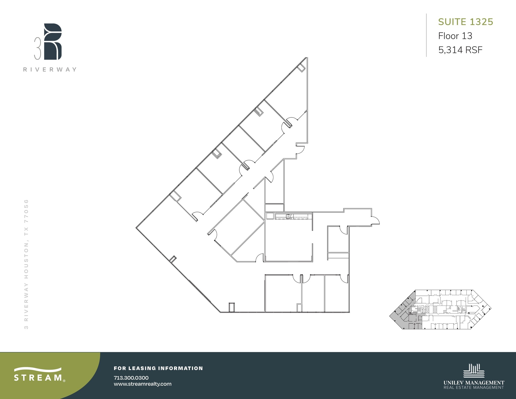 3 Riverway, Houston, TX for lease Floor Plan- Image 1 of 1