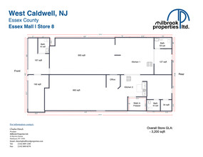 875 Bloomfield Ave, West Caldwell, NJ for lease Floor Plan- Image 2 of 2