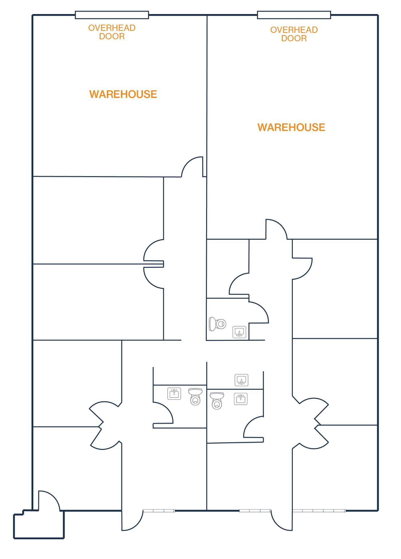 17449-17497 Village Green Dr, Houston, TX for lease Floor Plan- Image 1 of 1
