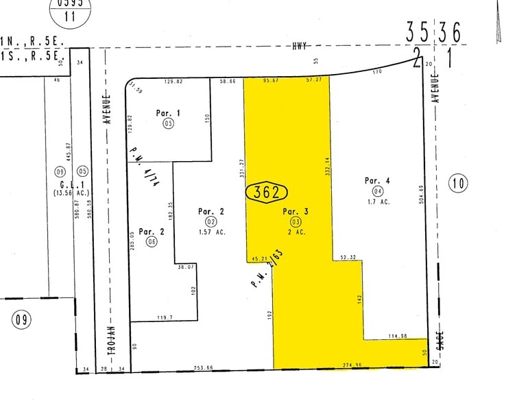 56865 Twentynine Palms Hwy, Yucca Valley, CA for sale - Plat Map - Image 3 of 7