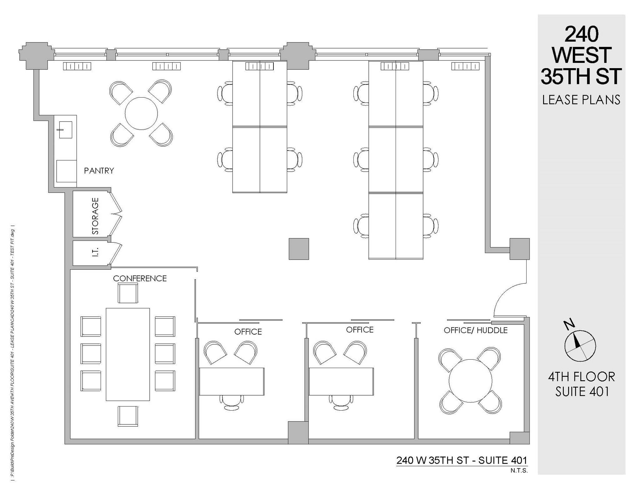 240 W 35th St, New York, NY for lease Floor Plan- Image 1 of 2