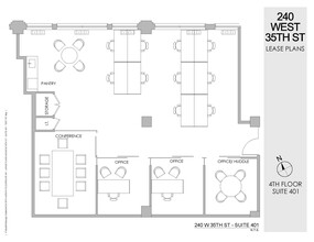 240 W 35th St, New York, NY for lease Floor Plan- Image 1 of 2