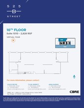 525 B St, San Diego, CA for lease Floor Plan- Image 1 of 10