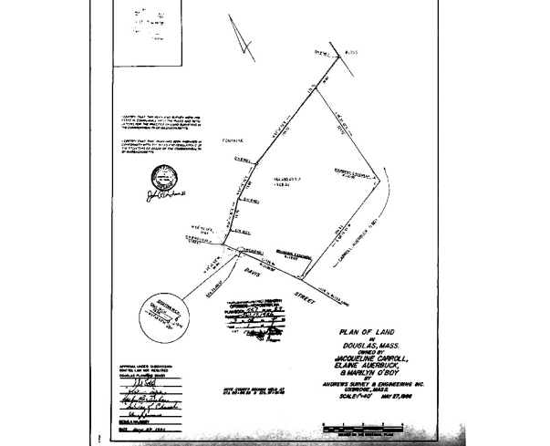 116 Davis St, Douglas, MA for sale Plat Map- Image 1 of 1