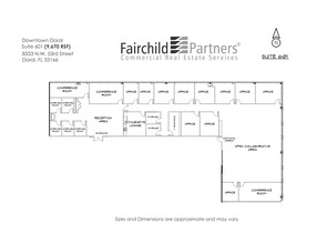 8333 NW 53rd St, Doral, FL for lease Floor Plan- Image 2 of 6