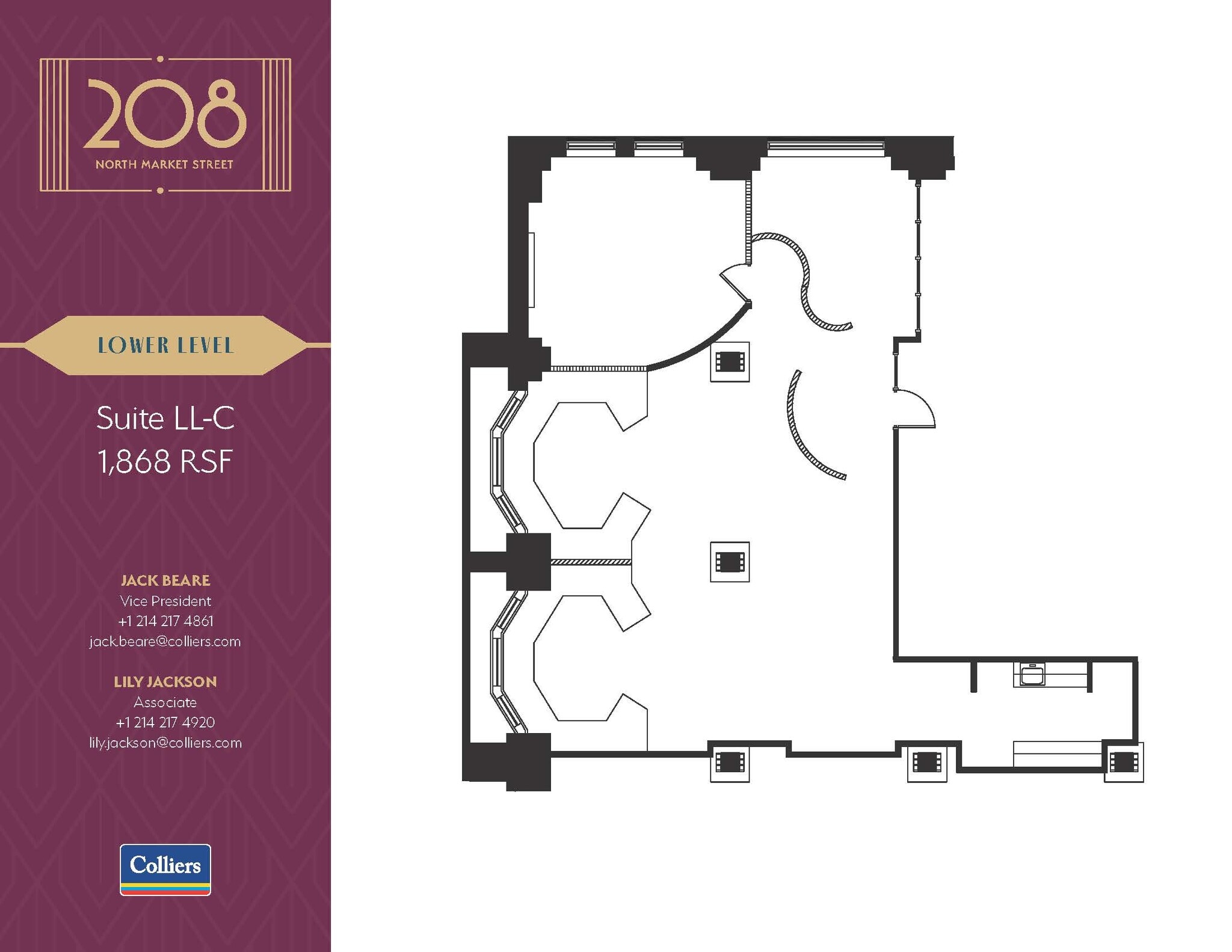 208 N Market St, Dallas, TX for lease Floor Plan- Image 1 of 1