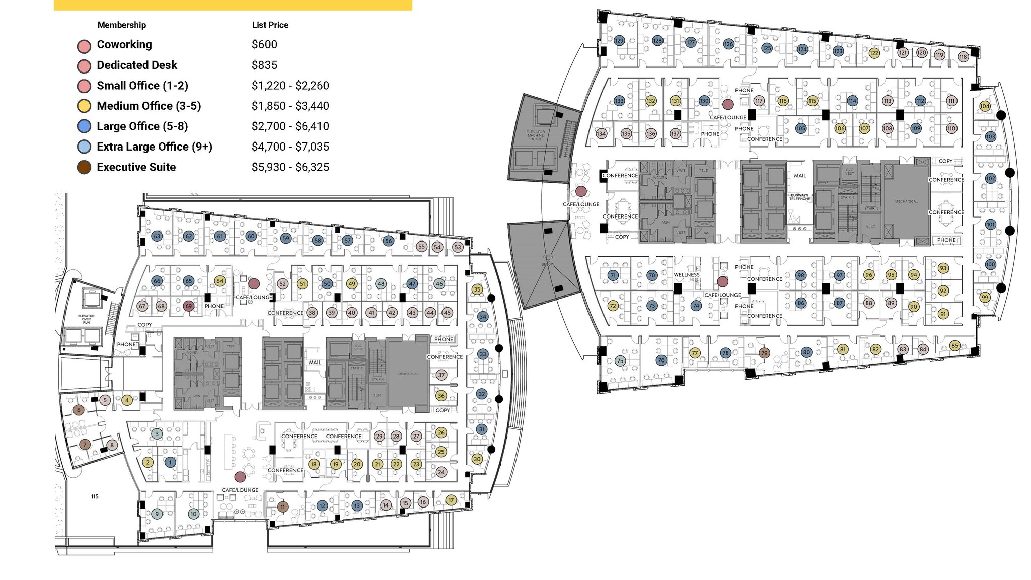 1111 Brickell Ave, Miami, FL for lease Floor Plan- Image 1 of 1