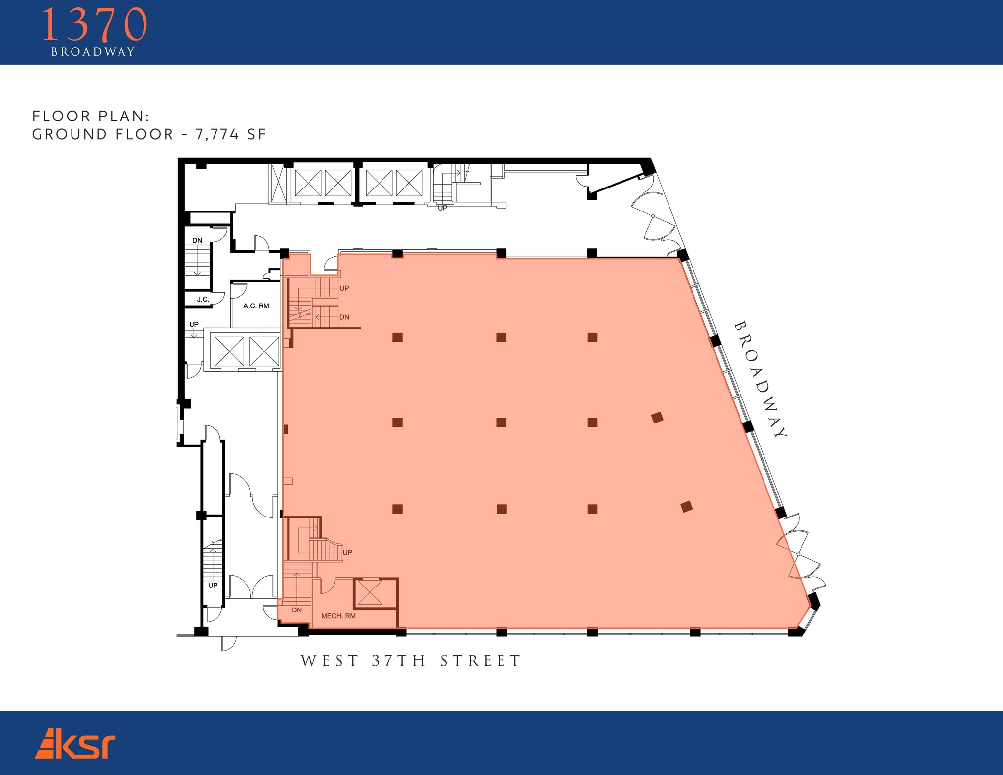 1370 Broadway, New York, NY for lease Site Plan- Image 1 of 5