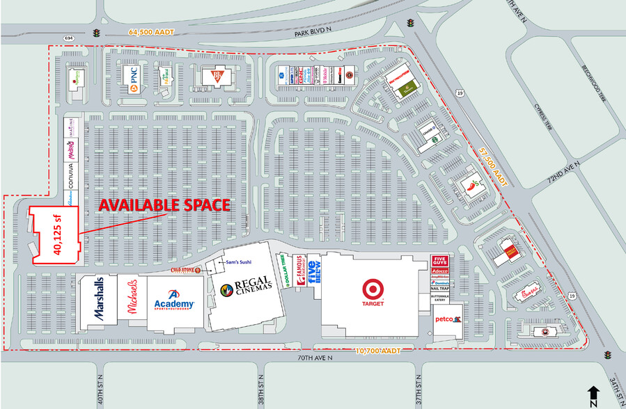 7200 US Highway 19 N, Pinellas Park, FL for lease - Site Plan - Image 1 of 5