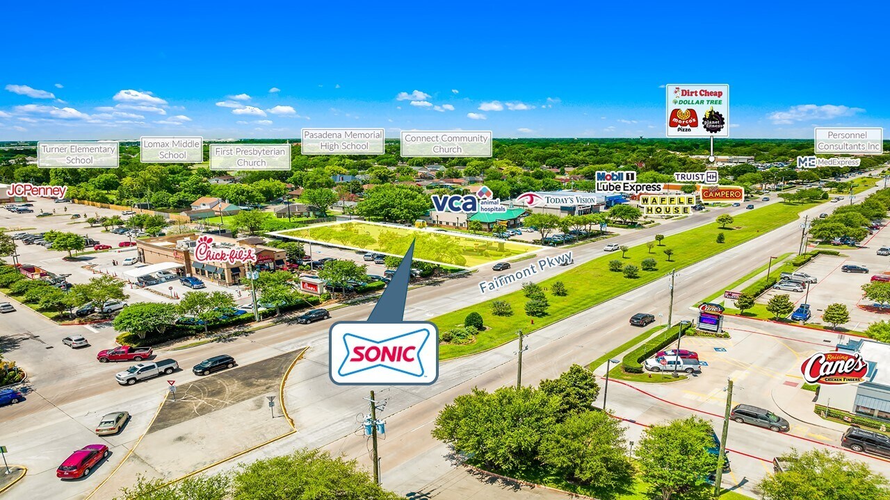 5020 Fairmont Pky, Pasadena, TX 77505 Sonic