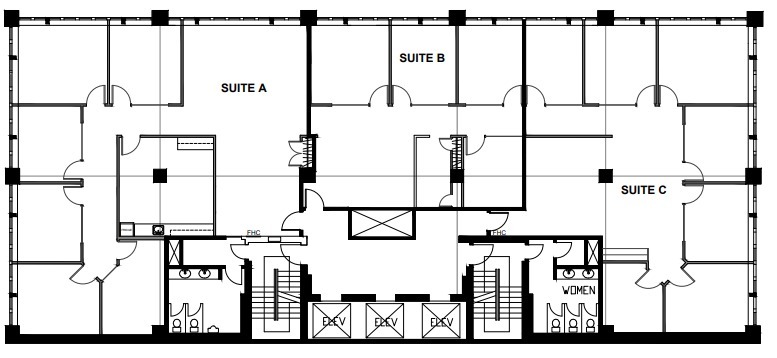 640 8th Ave SW, Calgary, AB for lease Floor Plan- Image 1 of 1