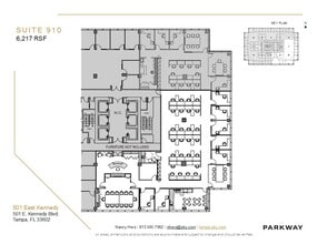 501 E Kennedy Blvd, Tampa, FL for lease Floor Plan- Image 1 of 1
