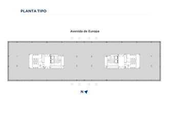 Avenida de Europa, 26, Pozuelo de Alarcón, Madrid for lease Typical Floor Plan- Image 1 of 9