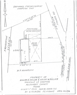 4731 Route 8, Allison Park, PA for lease - Plat Map - Image 2 of 2