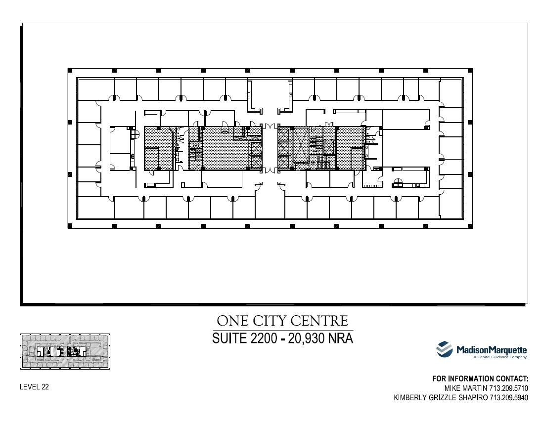 1021 Main St, Houston, TX for lease Floor Plan- Image 1 of 1