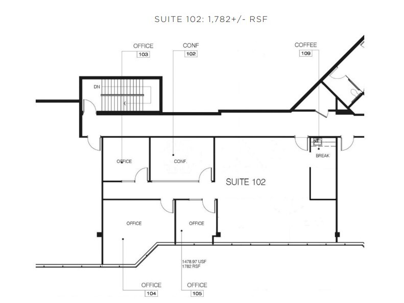 1401 Los Gamos Rd, San Rafael, CA for lease Floor Plan- Image 1 of 1