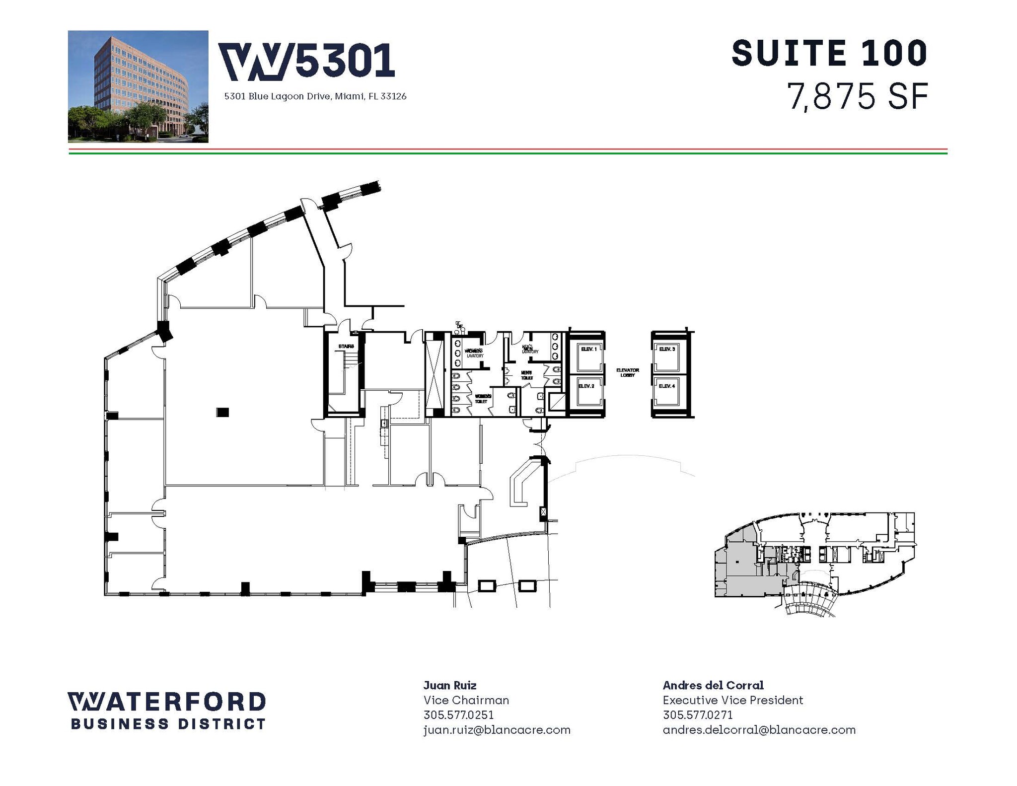 5200 Waterford District Dr, Miami, FL for lease Floor Plan- Image 1 of 1