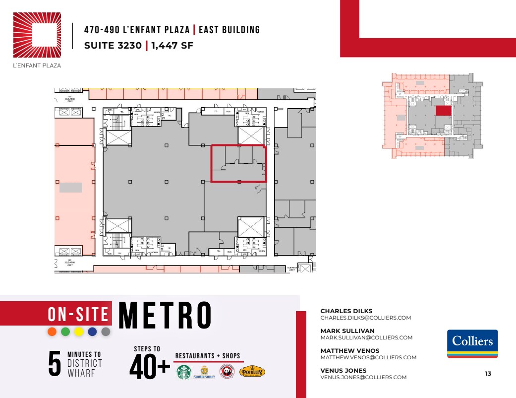 470-490 L'Enfant Plz SW, Washington, DC for lease Floor Plan- Image 1 of 1