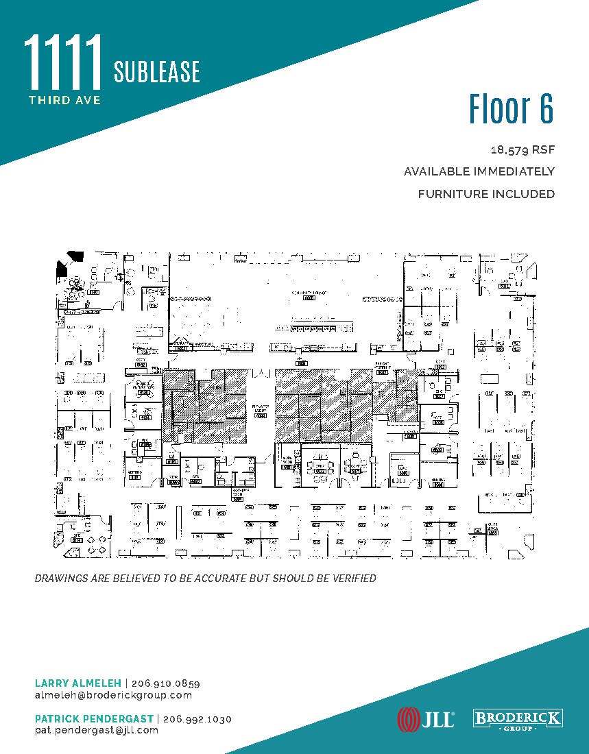 1111 3rd Ave, Seattle, WA for lease Floor Plan- Image 1 of 1