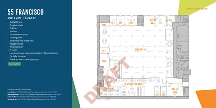 1700 Montgomery St, San Francisco, CA for lease Floor Plan- Image 1 of 5