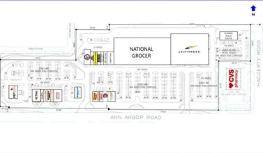 41128-41640 Ann Arbor Rd, Plymouth, MI for lease Floor Plan- Image 1 of 5