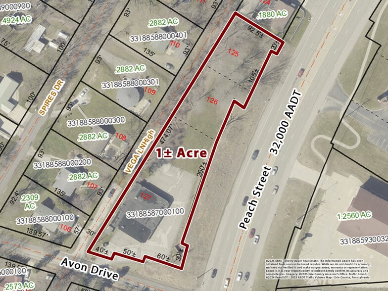 6074 Peach St, Erie, PA for lease - Plat Map - Image 3 of 5