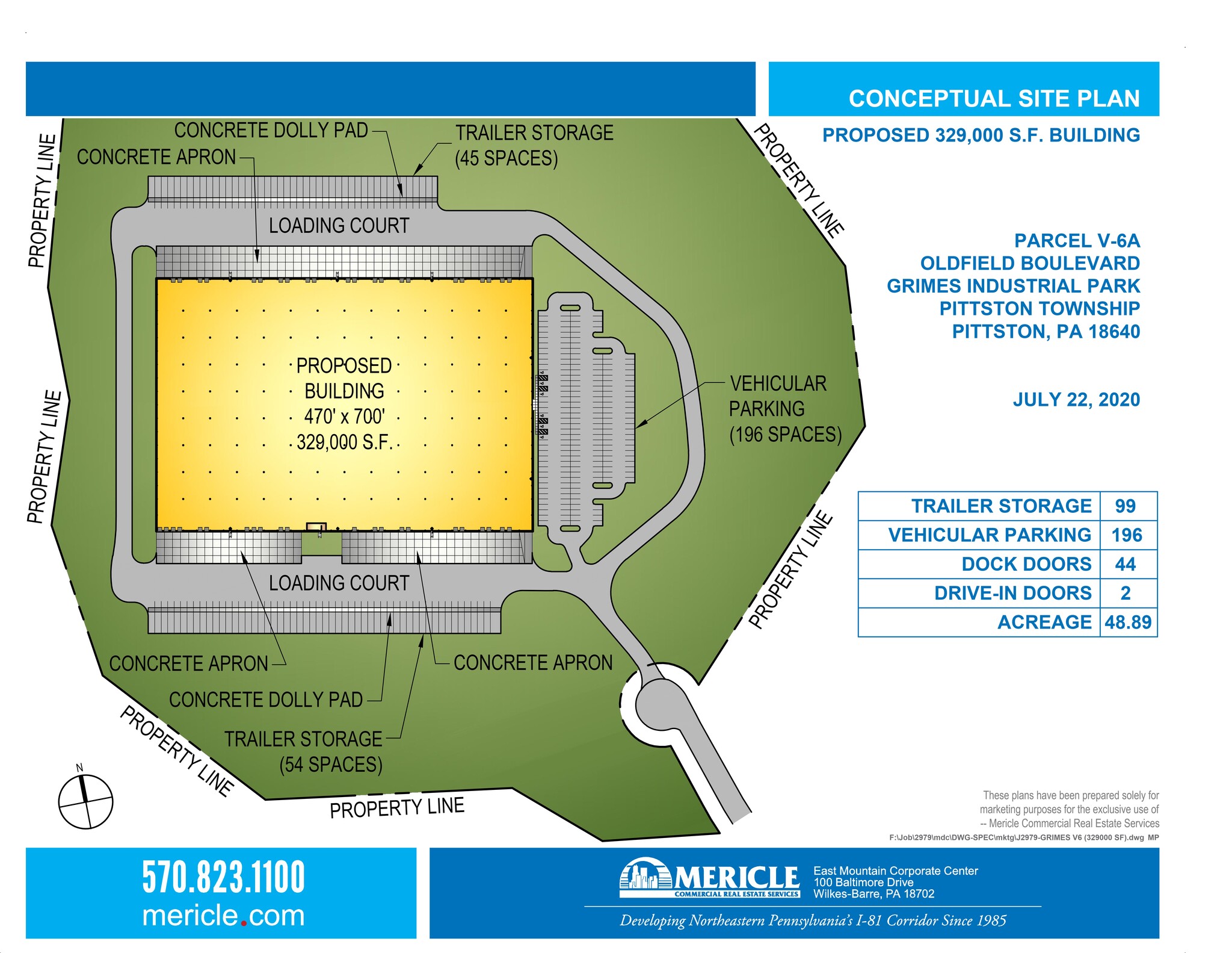 Oldfield Blvd, Pittston Township, PA for lease Site Plan- Image 1 of 4